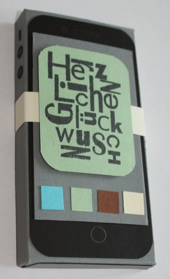 Stempelfroschsblog Geldgeschenk für neues Handy