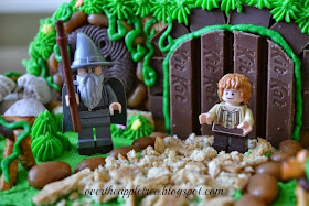 DIY Hobbit hole birthday cake by Over The Apple Tree