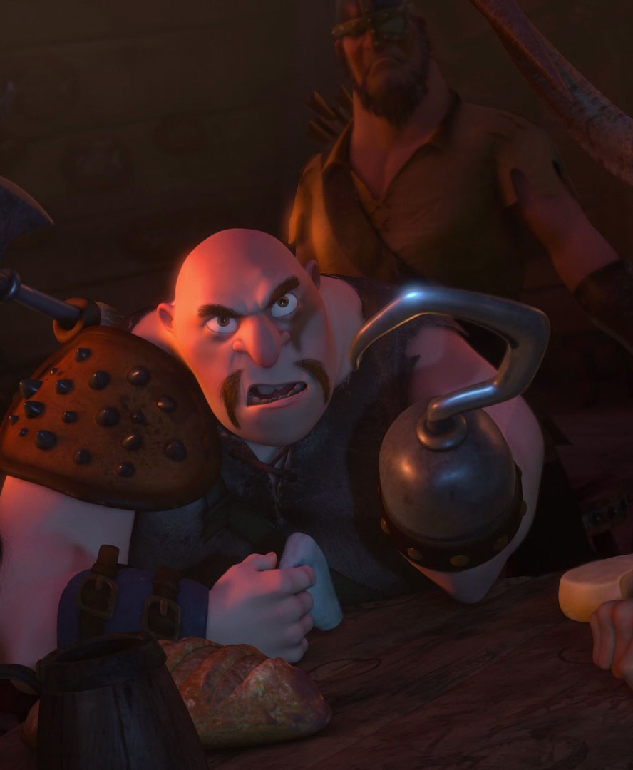 5 Walt Disney Tangled Characters HookHand Thug Wallpaper