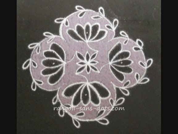 filling the kolamwith colours lotus-kolam-with-dots-5.jpg