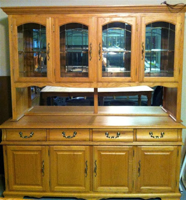 China Hutch Makeover By High Style ReStyle - Featured On Furniture Flippin'