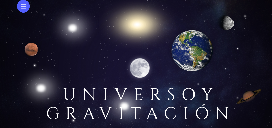 Infografia. Universo y gravitación
