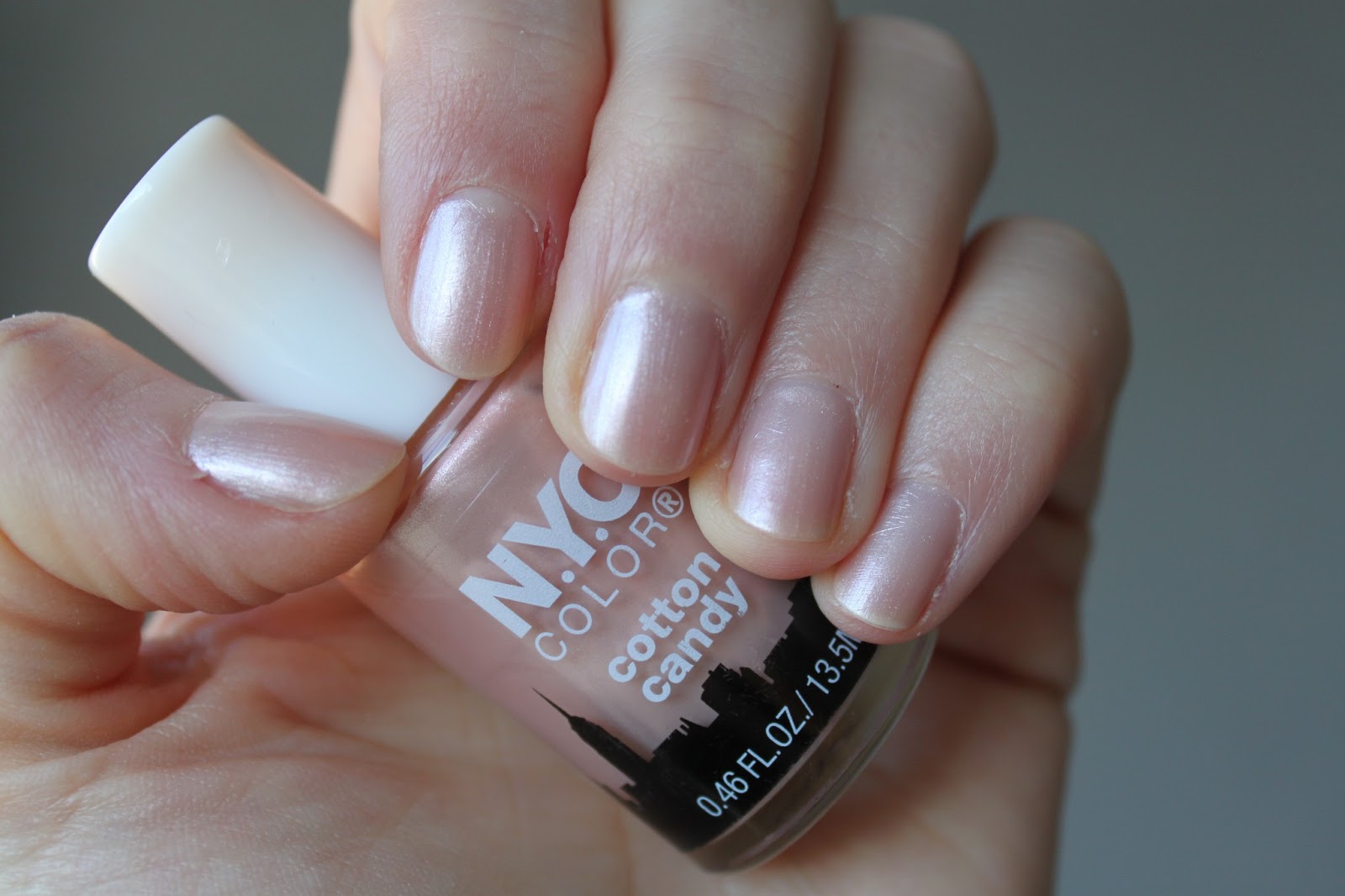 Australian Beauty Review Nail polish of the week NYC Cotton Candy