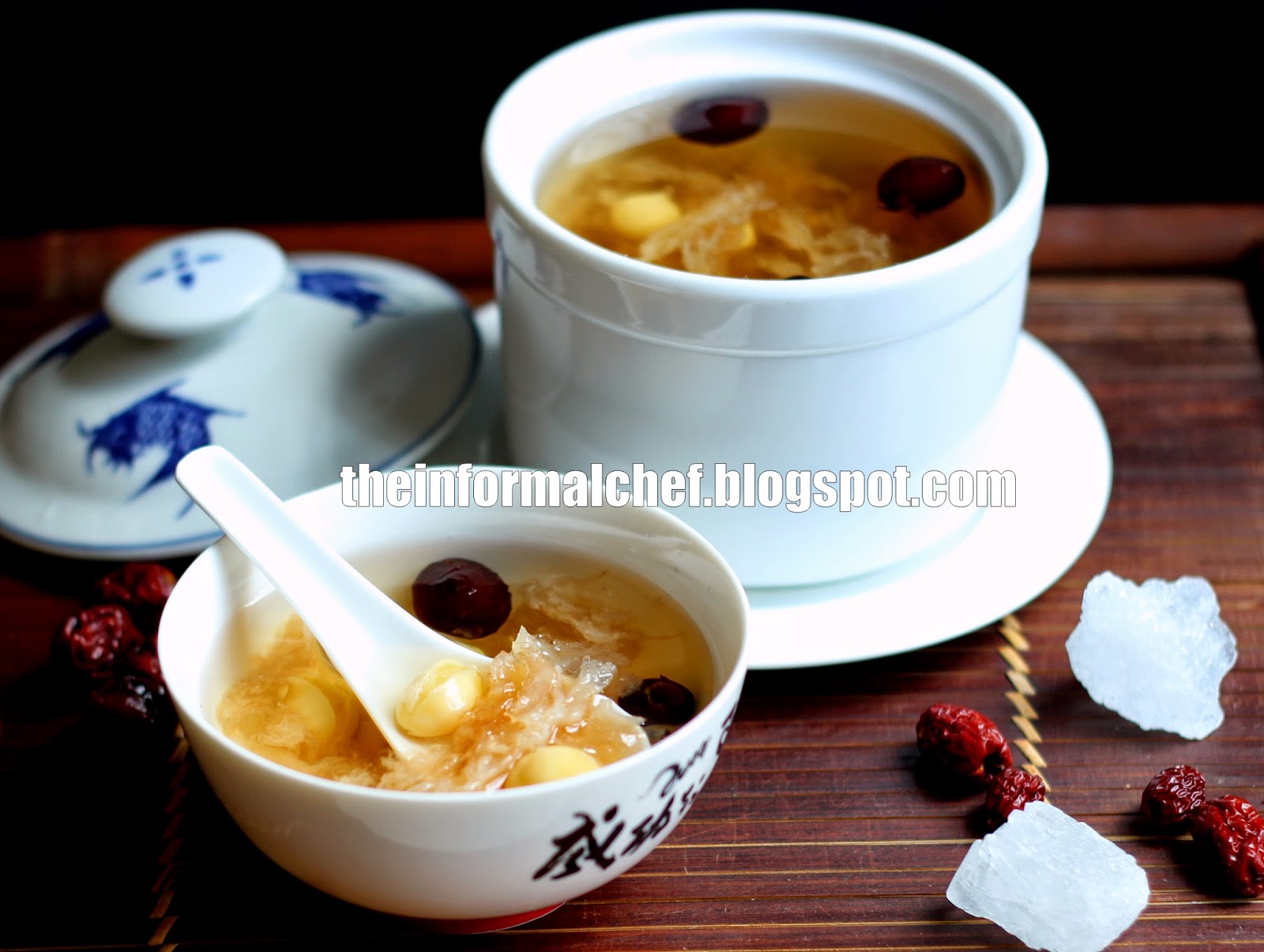 The Informal Chef Bird's Nest Soup With Gingko Nuts 冰糖燕窝