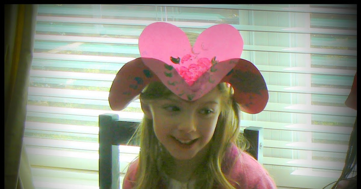 Having Fun at Home: Simple Valentines Day Hat