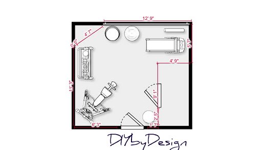 Home Gym Floor Plan Design