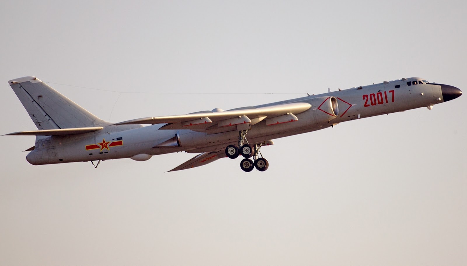 Photo Of Day Chinese H6K Badger Long Range Strategic Bomber Chinese