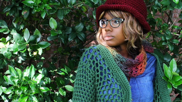 DIY: Super Easy Autumn Crochet Scarf // Free Crochet Pattern