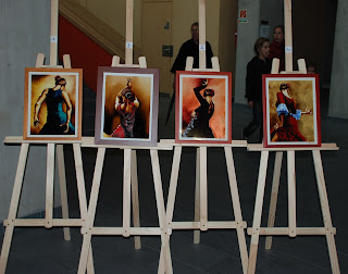 Üvegfestmények a TEEKE Amatőr képzőművészeti  kiállításán