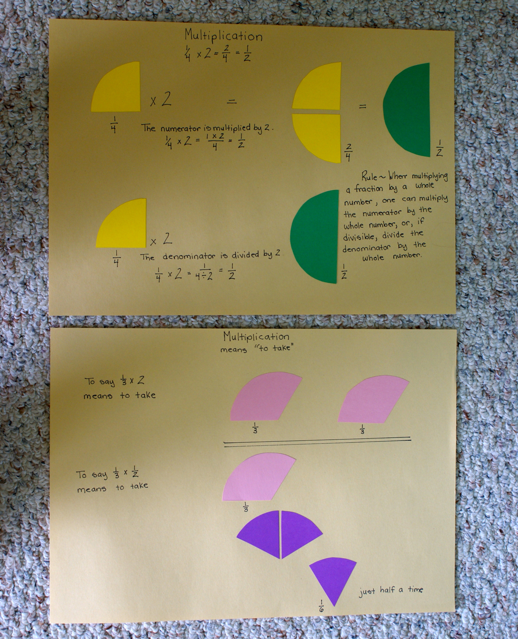 What DID we do all day? : Fraction Charts