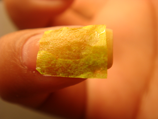 orange nail stick