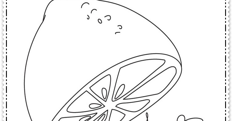 Coloring Pages Of Oranges