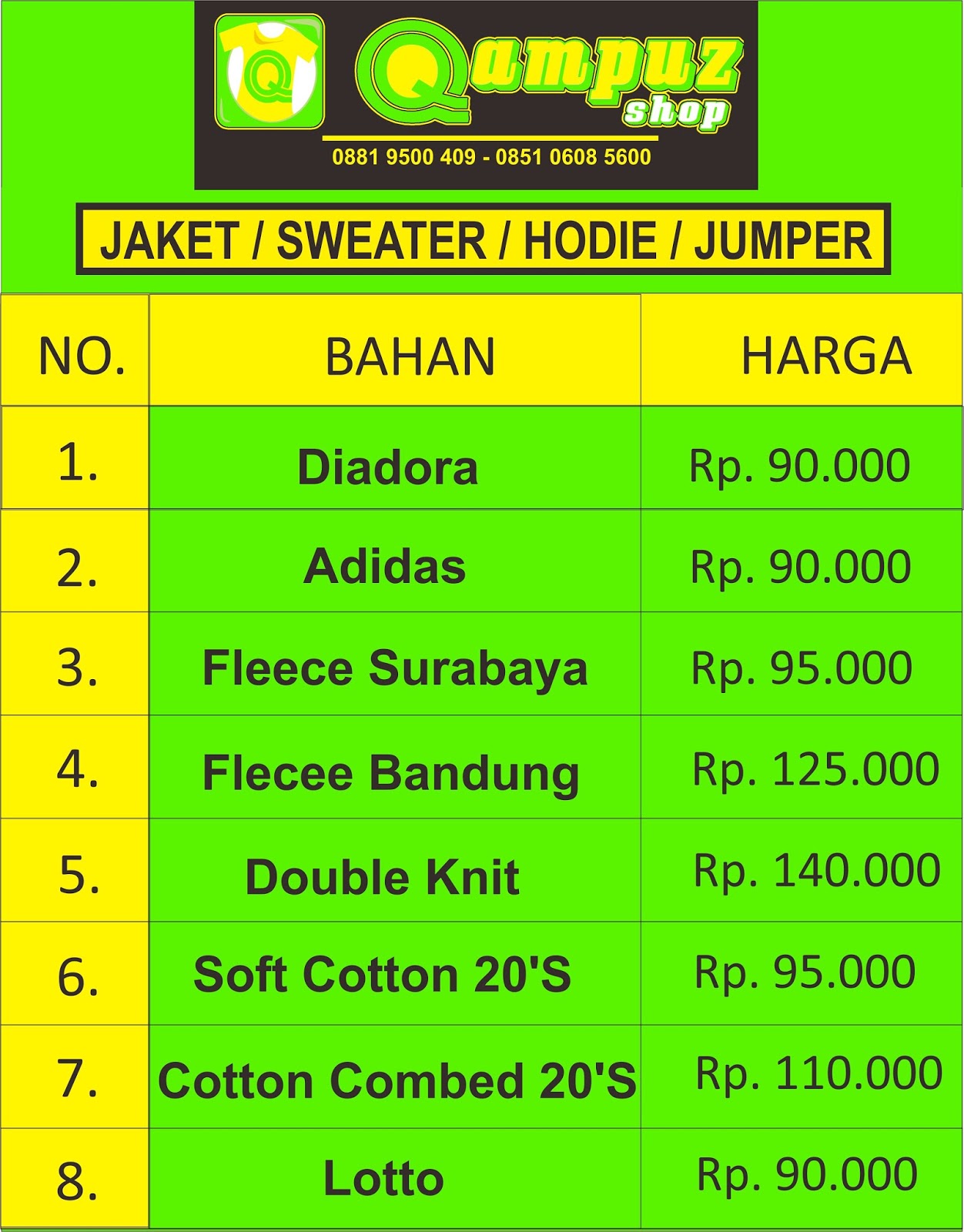 quz shop harga quz shop harga