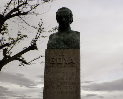 Busto de Francisco de Goya en Fuendetodos