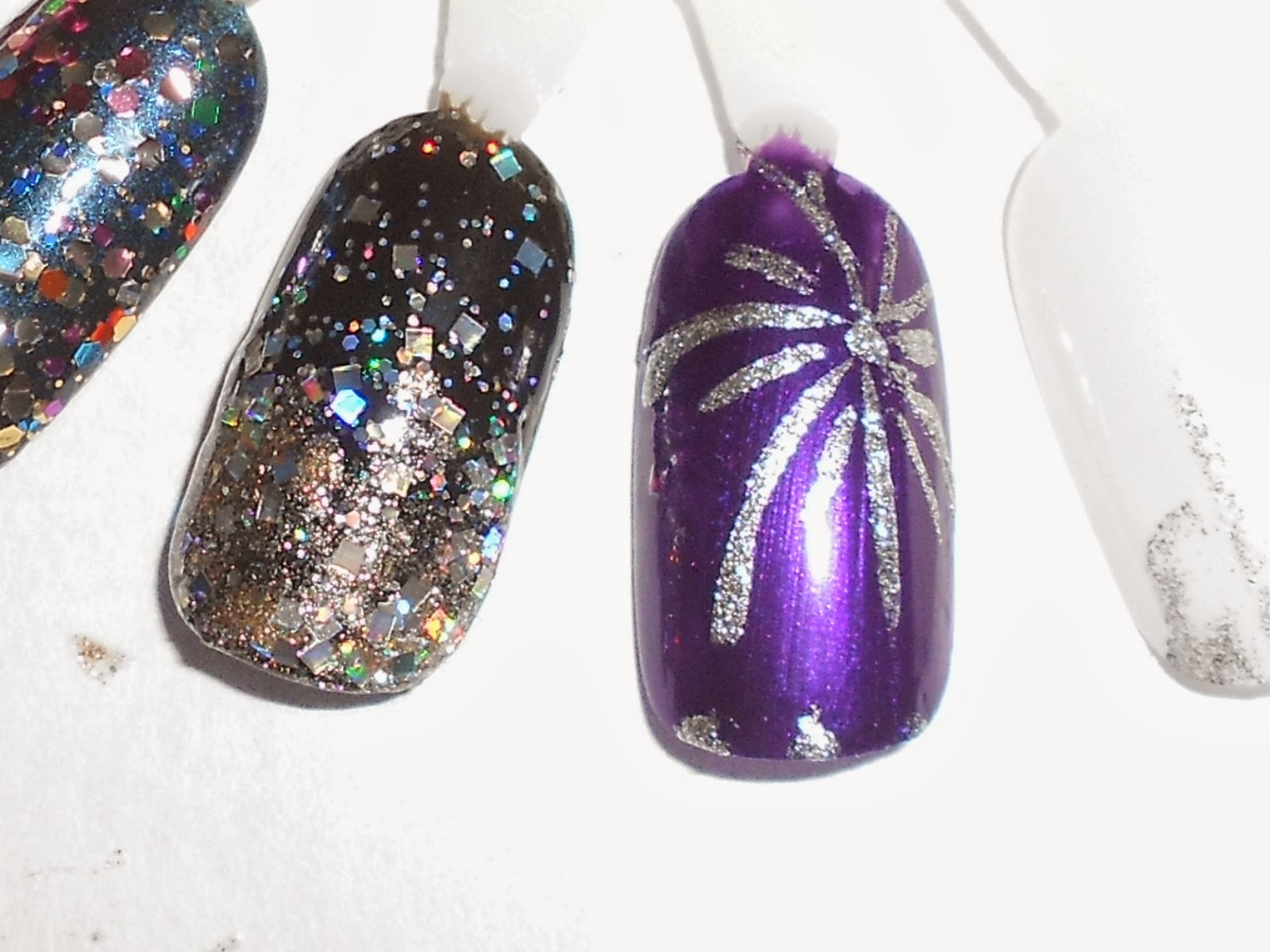like a sparkle Oud&nieuw nagels