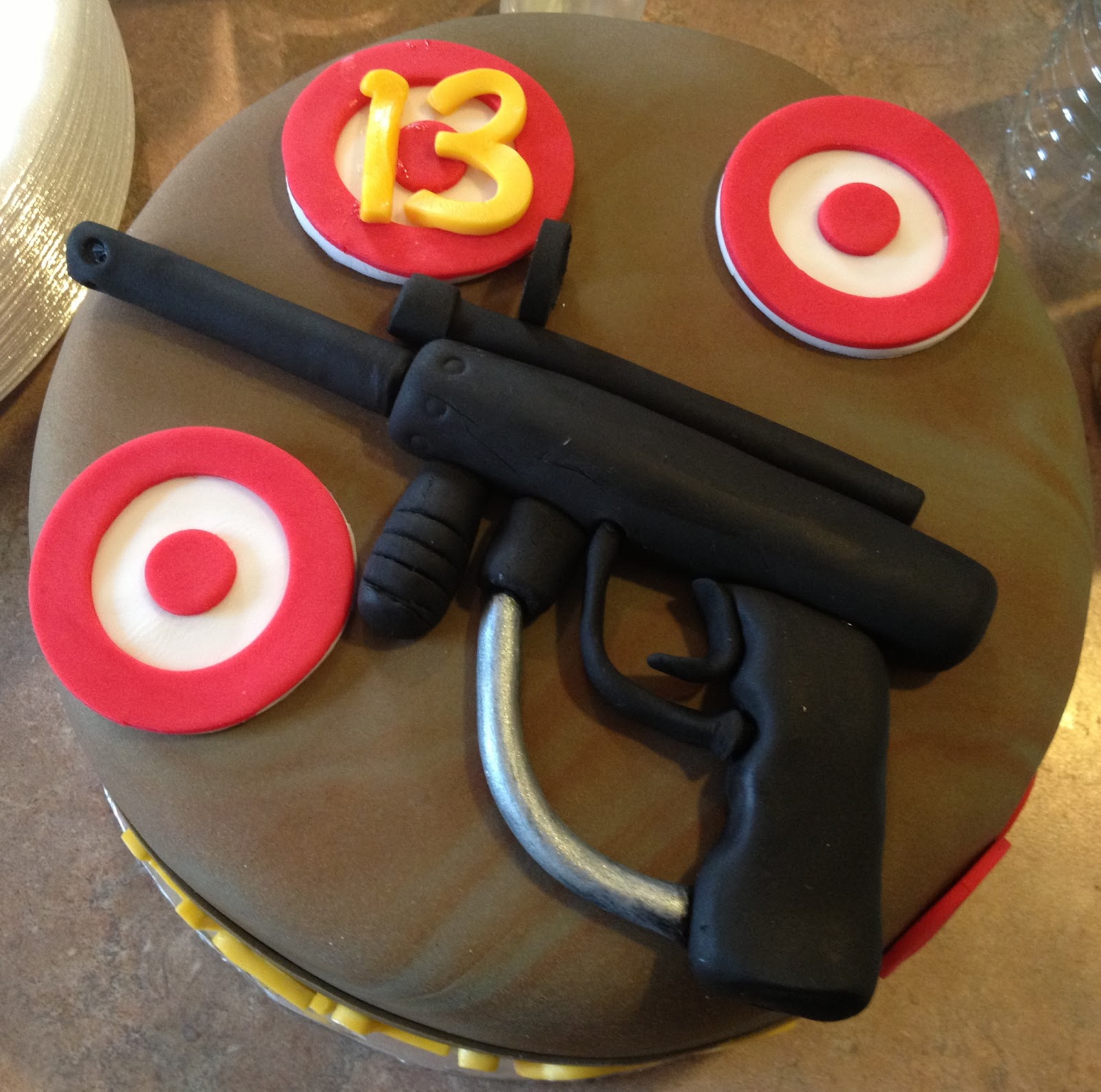 Tiers of Joy Cakes Helios Paintball Cake