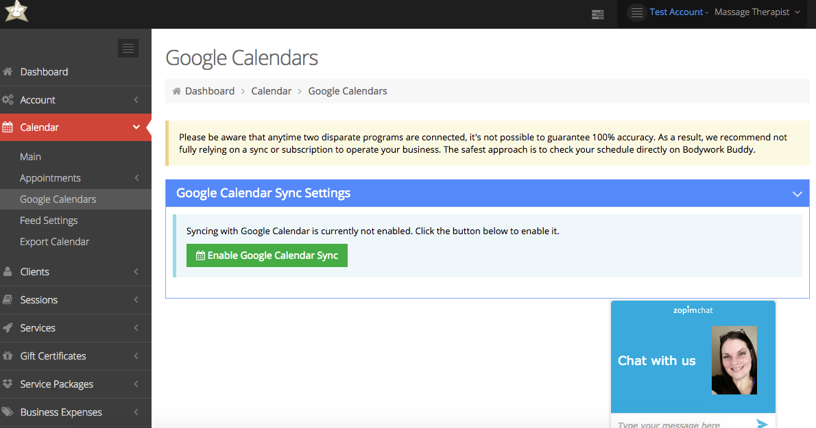 Bodywork Buddy Blog How To Sync Your Google or iCal Calendar