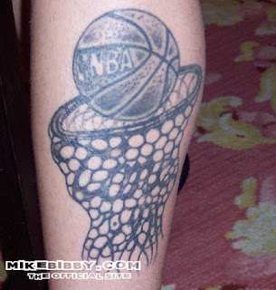 NBA Basketball tattoo design for men