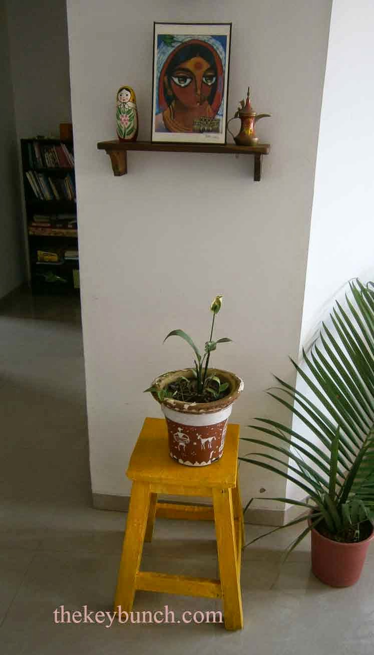 yellow stool diy styling yellow stool diy carry forward colors from a painting