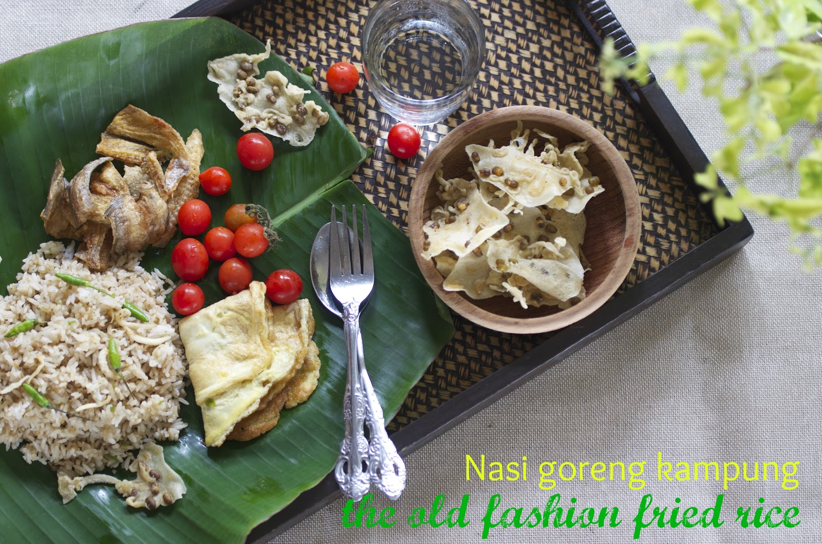 Indonesian Medan Food: Old Fashion Fried Rice ( Nasi goreng kampung )