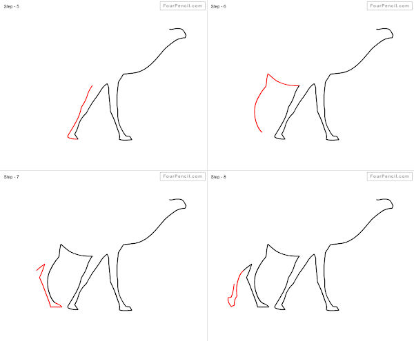 How to draw Camel easy steps - slide 4