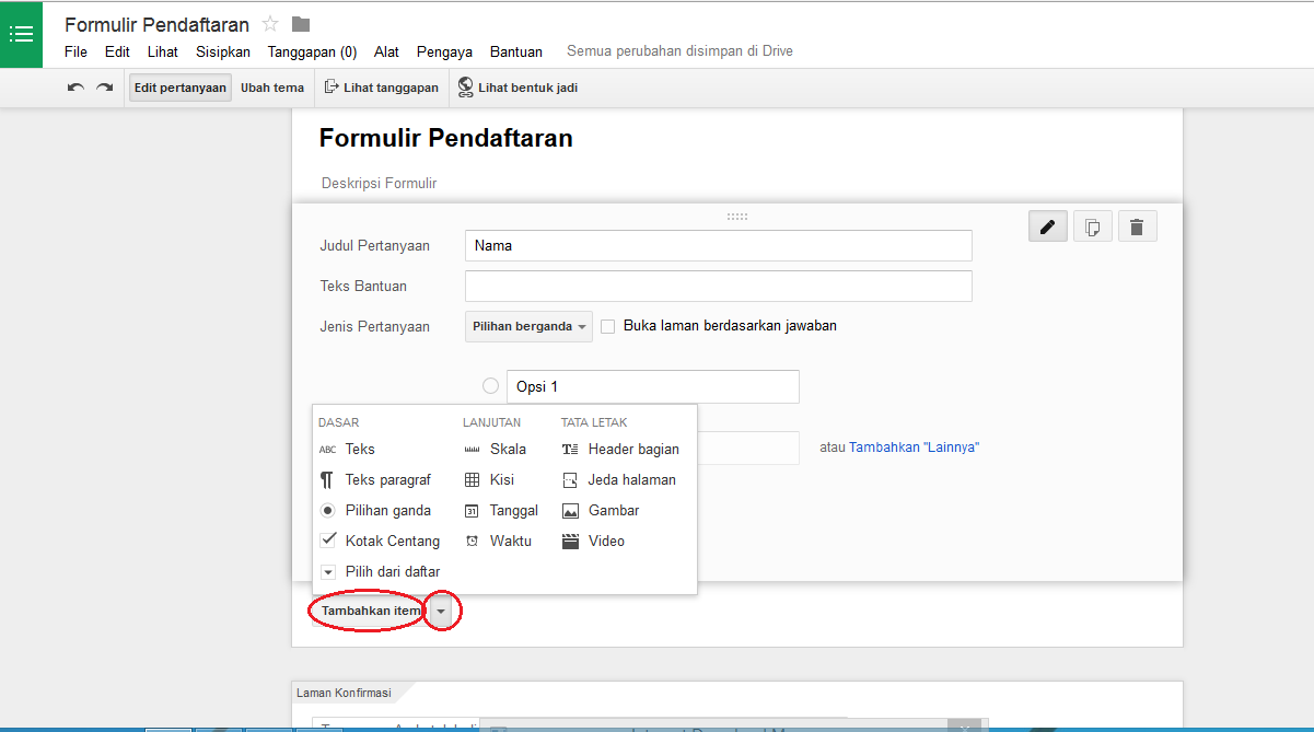 Membuat Formulir Online Dengan Google Drive | cara membuat formulir online dengan google drive blog gaptek Membuat Formulir Online Dengan Google Drive | cara membuat formulir online dengan google drive blog gaptek