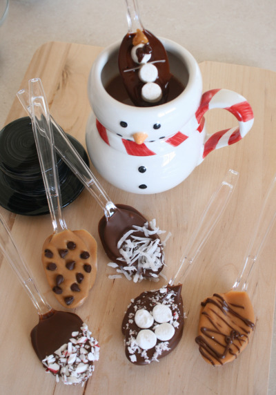 Christmas Goodness: Hot Chocolate Spoons