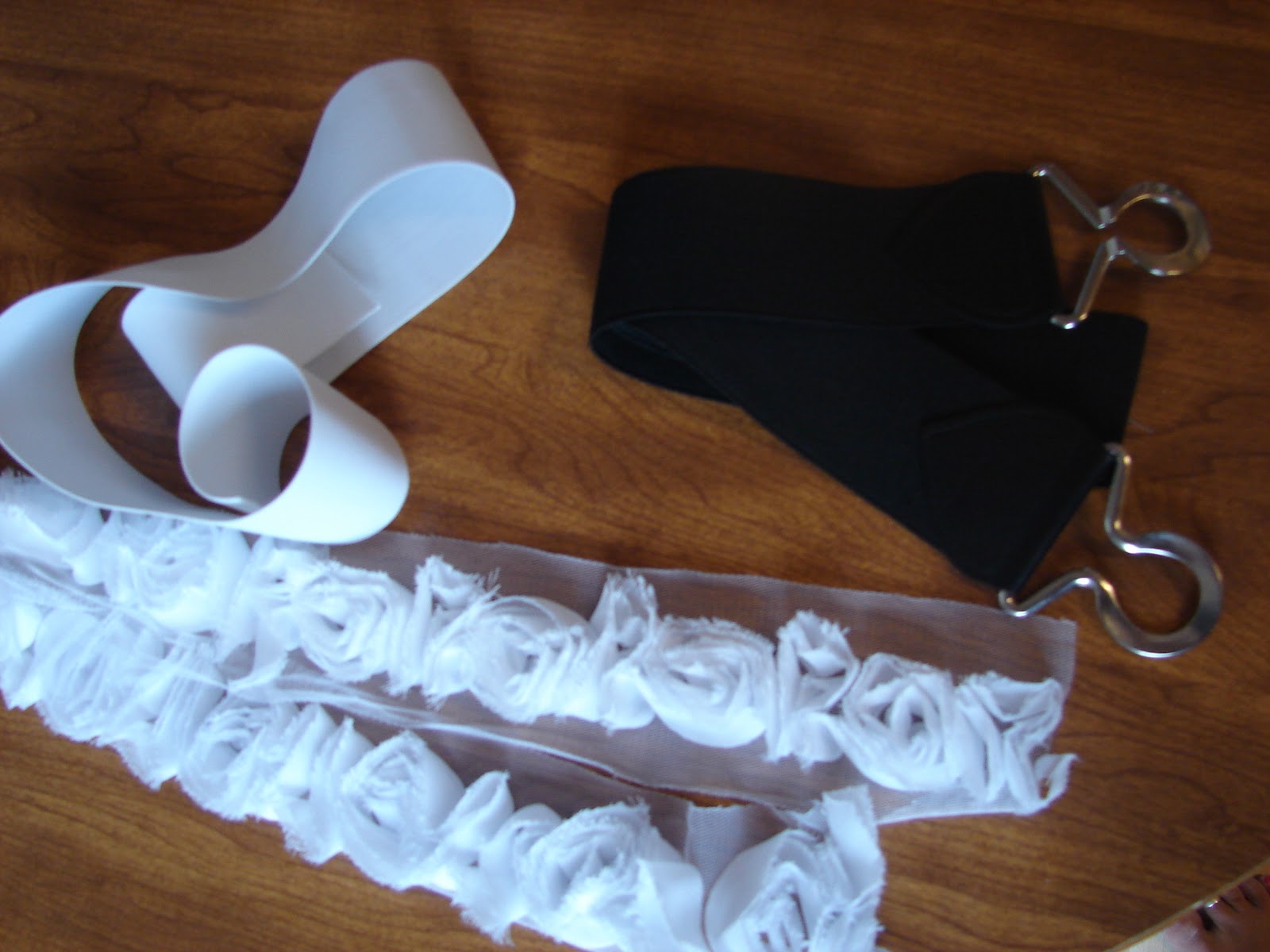 A girl and a glue gun super easy hot glued belt...