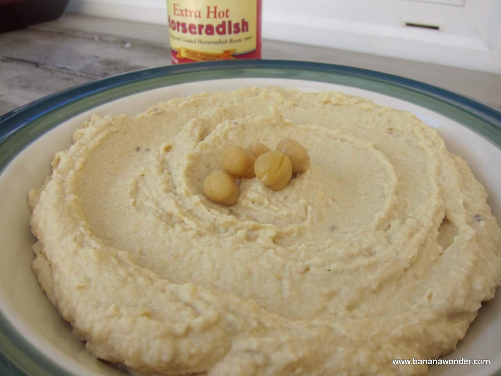 Banana Wonder Horseradish Habanero Hummus