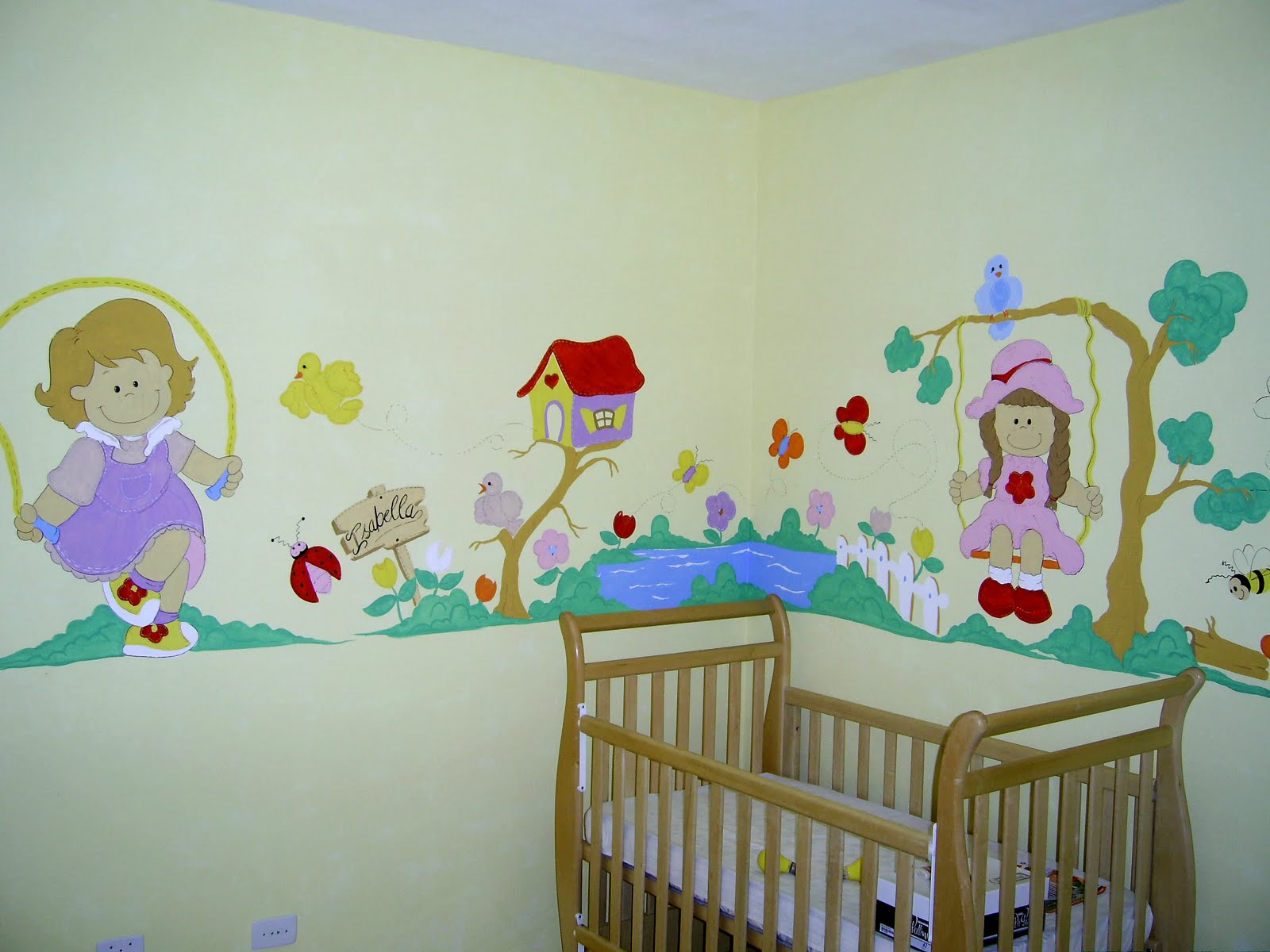 quarto bebe tema jardim: artística para decoração de quarto de bebê. Tema menina no jardim quarto bebe tema jardim: artística para decoração de quarto de bebê. Tema menina no jardim