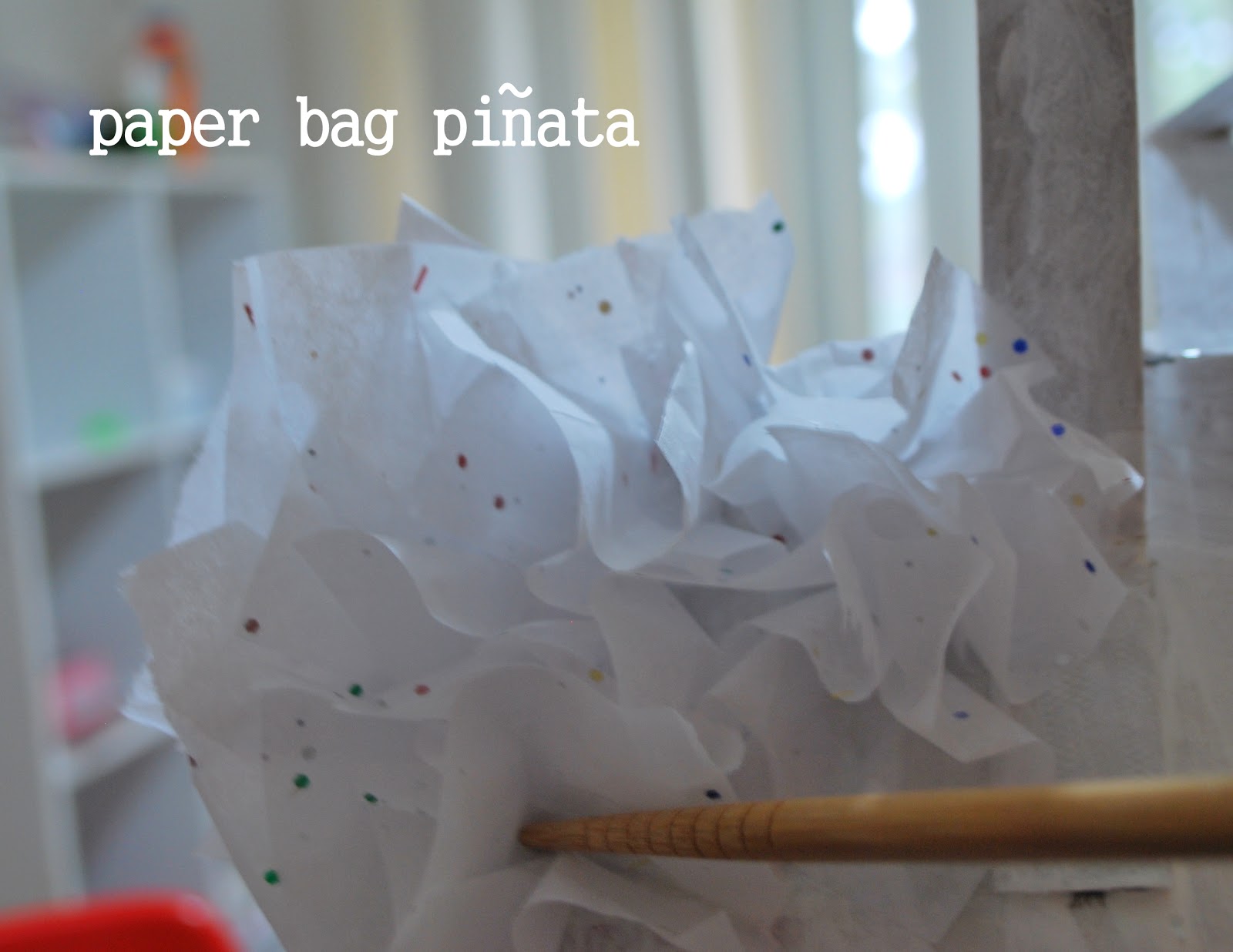 Temporary Insanity, Permanent Joy Paper Bag Pinata Tutorial