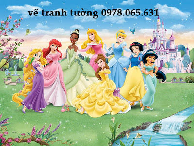 vẽ tranh tường phòng bé vẽ tranh tường mầm non