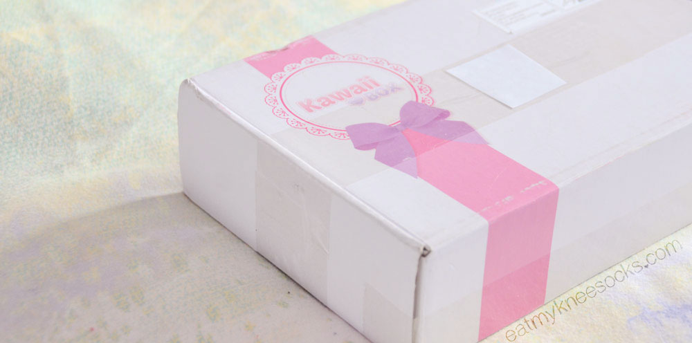 {Review + Giveaway} Kawaii Box: March 2015 Subscription - Packaging The Kawaii Box comes in a medium-sized box with a cute design and the Kawaii Box logo.