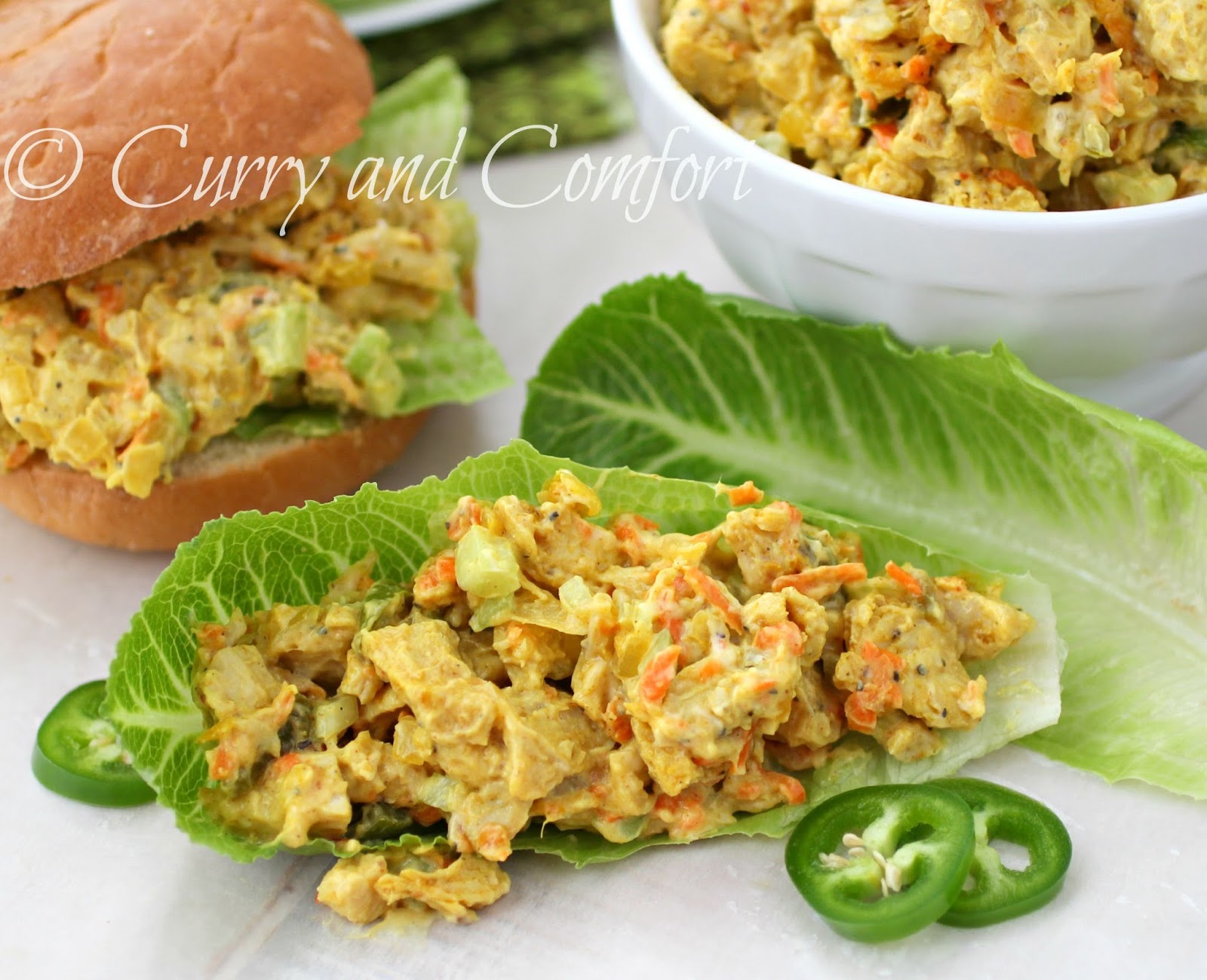 Kitchen Simmer Curried Chicken and Mango Chutney Salad