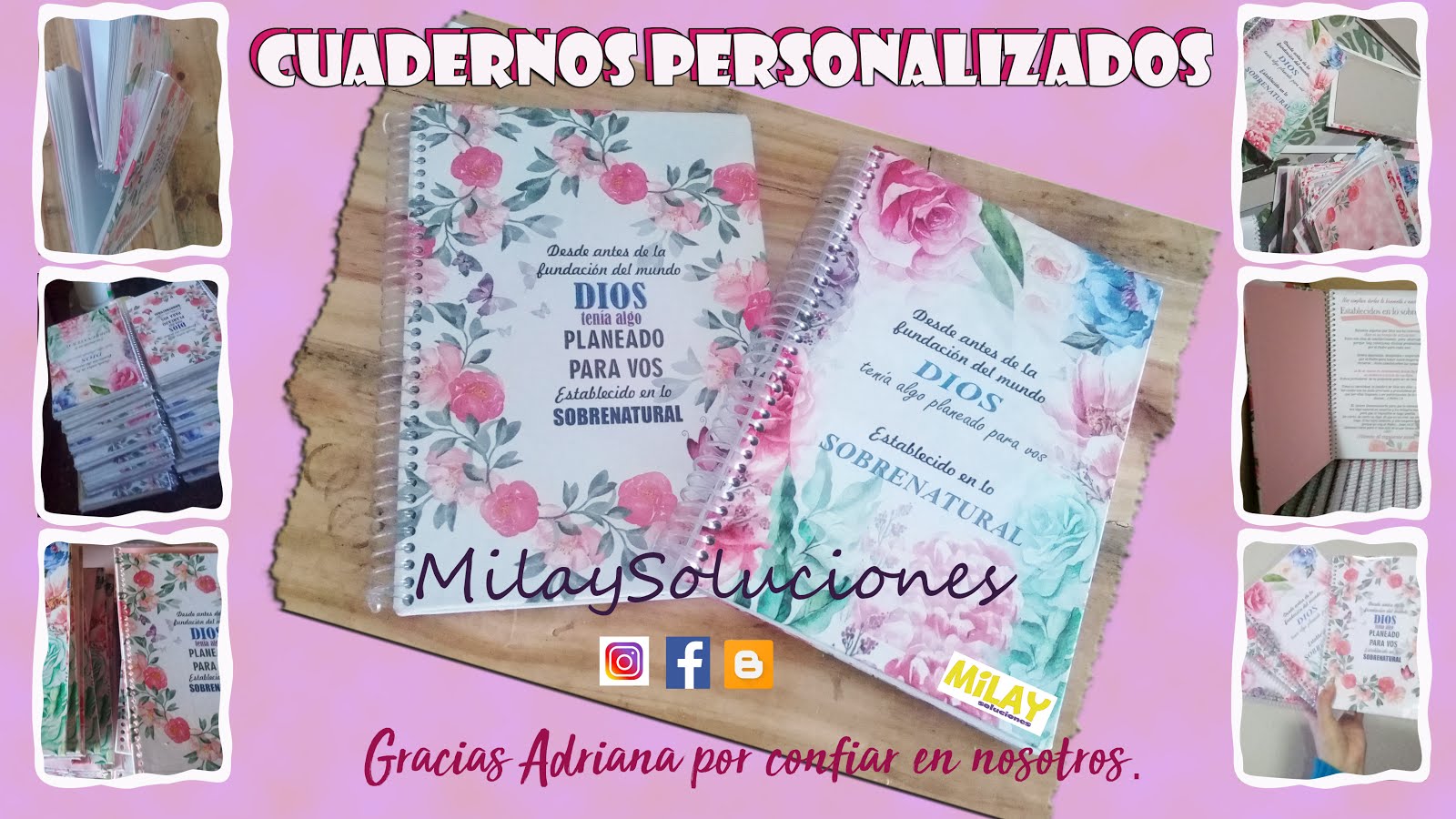 CUADERNOS PERSONALIZADOS