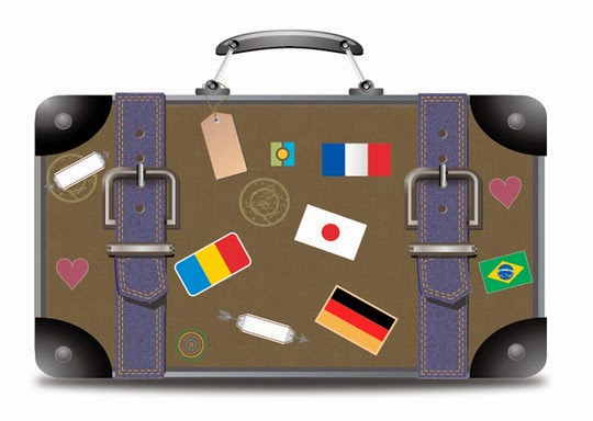 A Wonderful Vector Travel Suitcase A Wonderful Vector Travel Suitcase