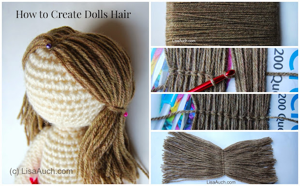 crochet dolls hair easy