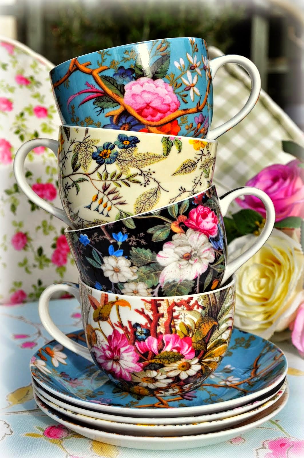 cake stand heaven Spring 2014 Vintage China Tea Party