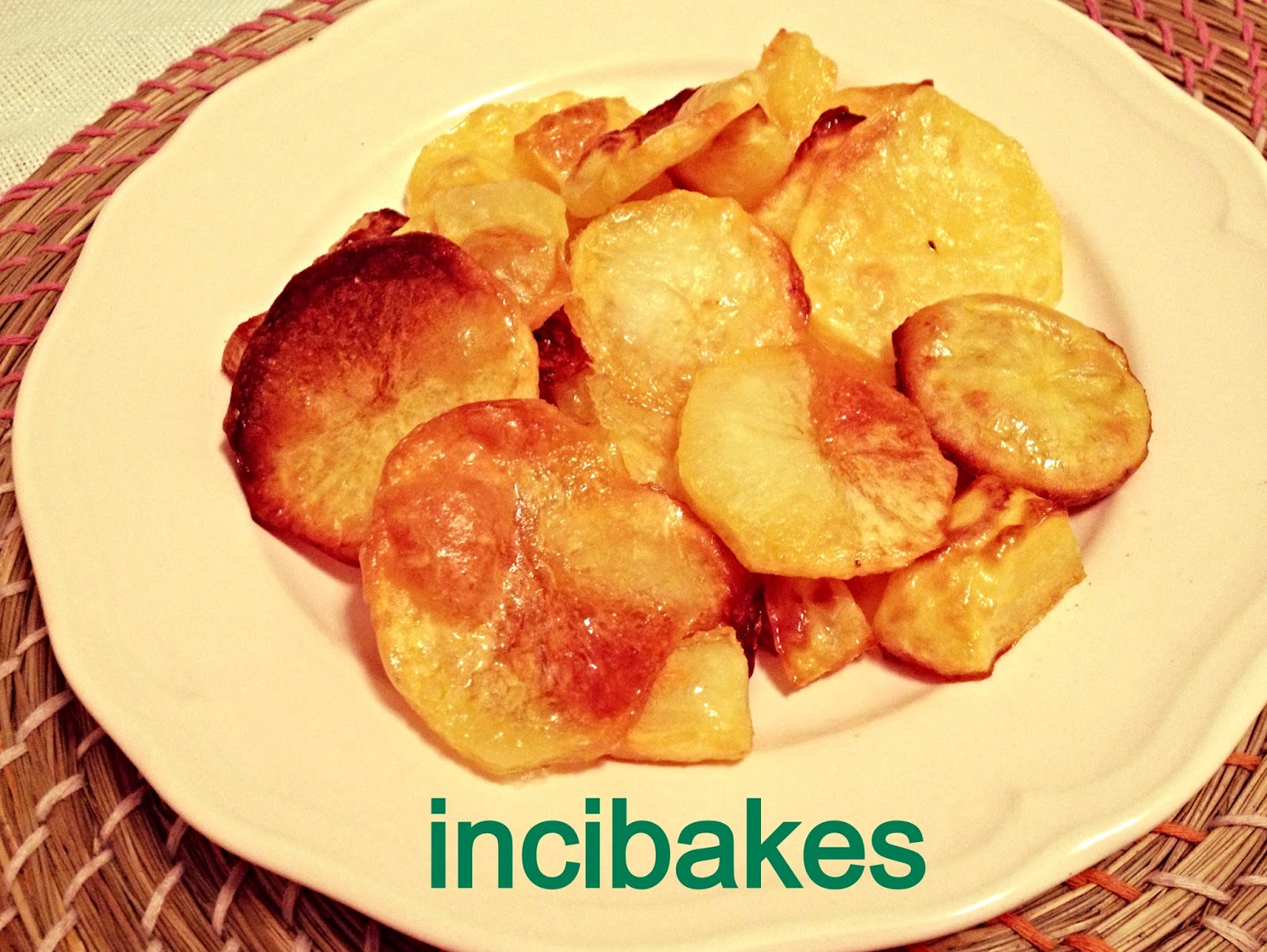 inci bakes FIRINDA PATATES KIZARTMASI