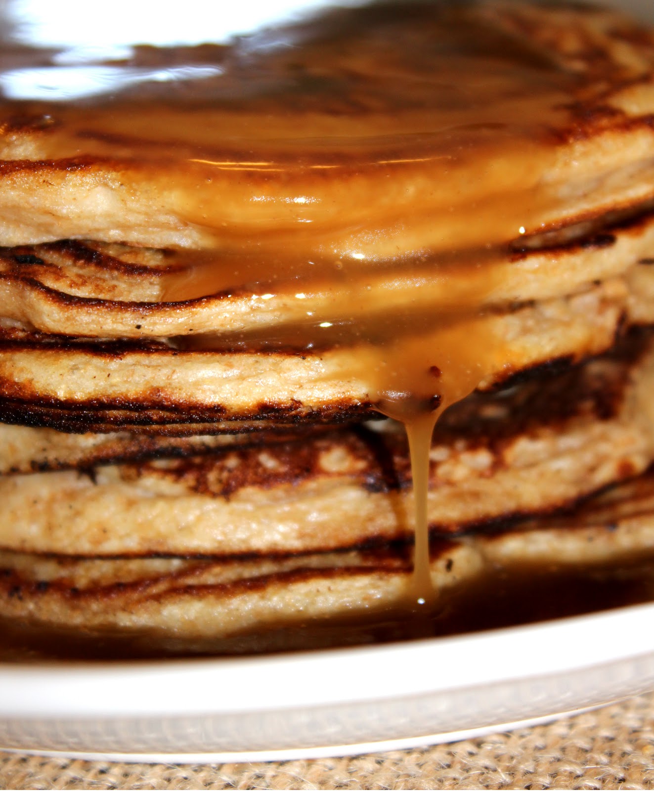 sugar & spice Greek Yogurt Peanut Butter Pancakes