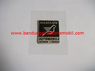 Emblem Metalic Kotak Kecil Hamann Emblem Metalic Kotak Kecil Hamann