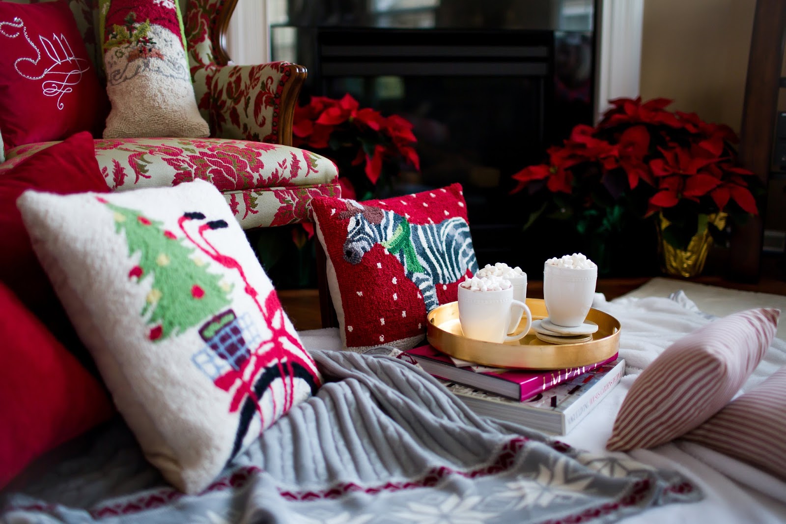Cozy Christmas Sleepover Southern Style a life + style blog