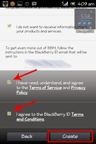 Langkah membuat BlackBerry ID Langkah membuat BlackBerry ID
