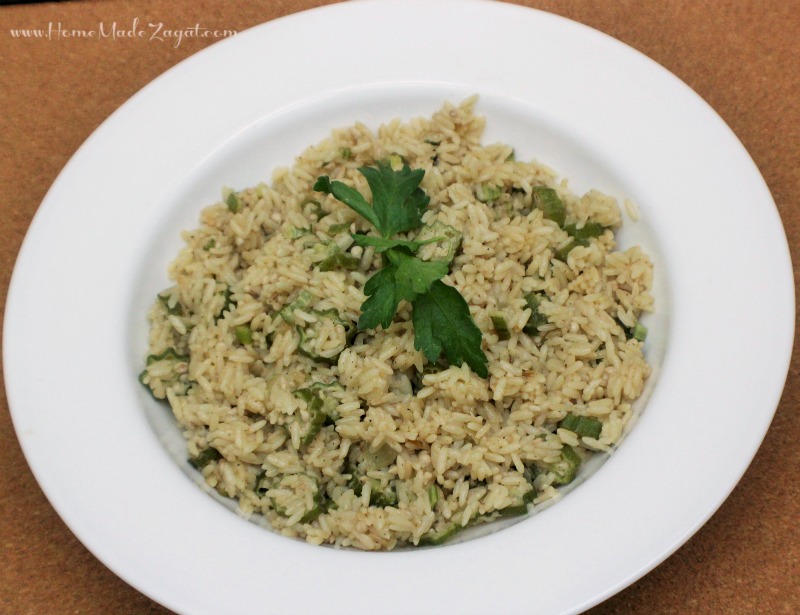 Okra and Rice Home Made Zagat