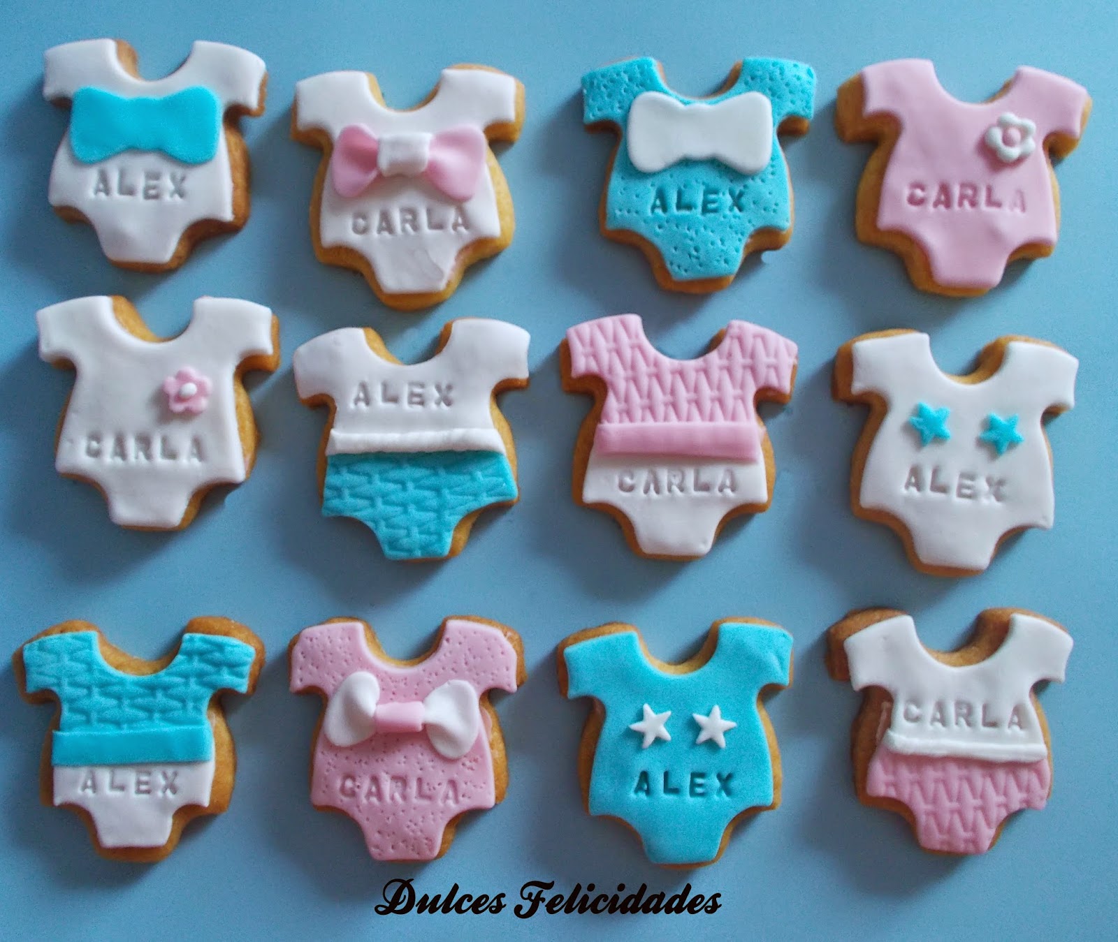 Galletas fondant bebé modelo body Galletas fondant bebé modelo body