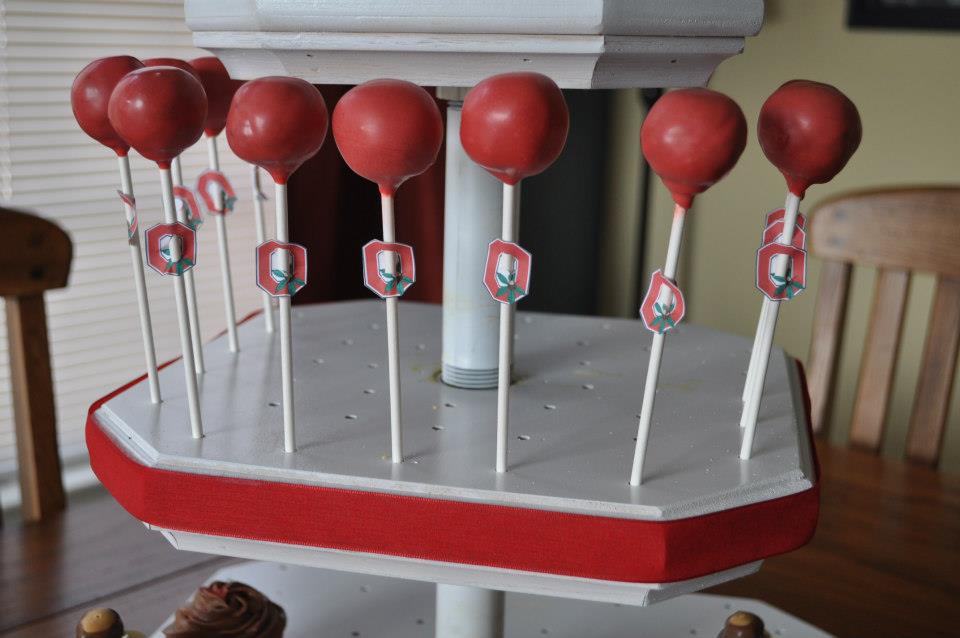 Yumtastics Ohio State Buckeye Cake Pops