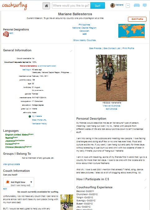 The Chronicles Of Mariane Couchsurfing In Korea My Experience