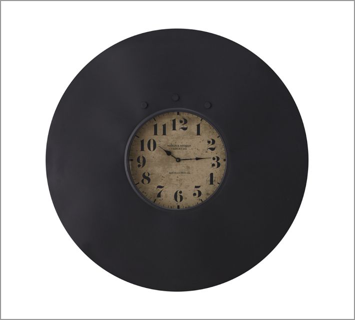 Featured Product Pottery Barn Industrial Chalkboard Wall Clock