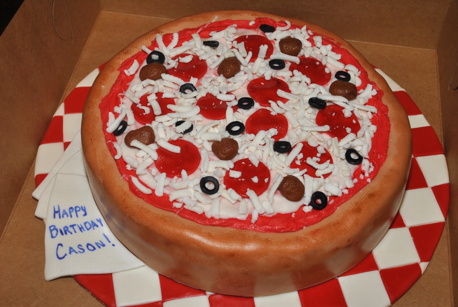 Hope's Sweet Cakes The "Pizza" Cake
