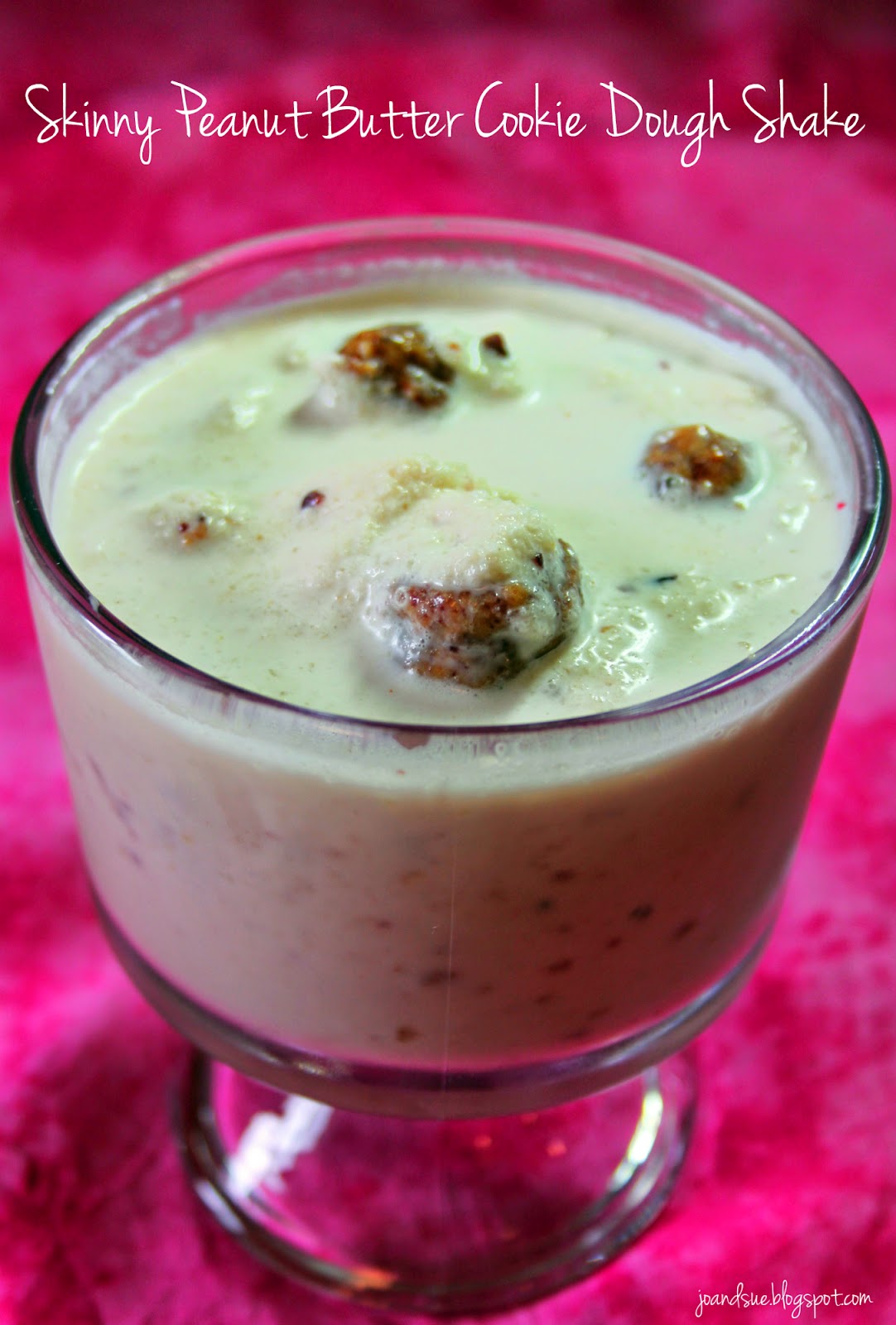 Jo and Sue Skinny Peanut Butter Cookie Dough Shake